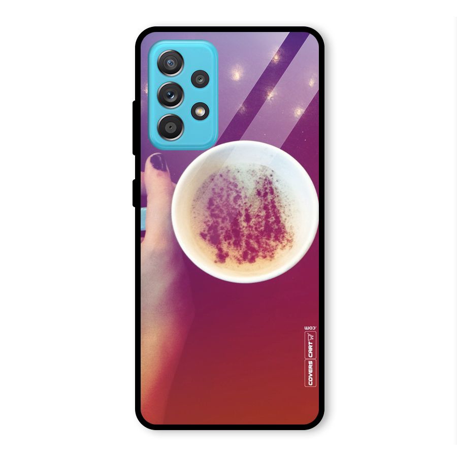 Bokeh Coffee Mug Glass Back Case for Galaxy A52s 5G