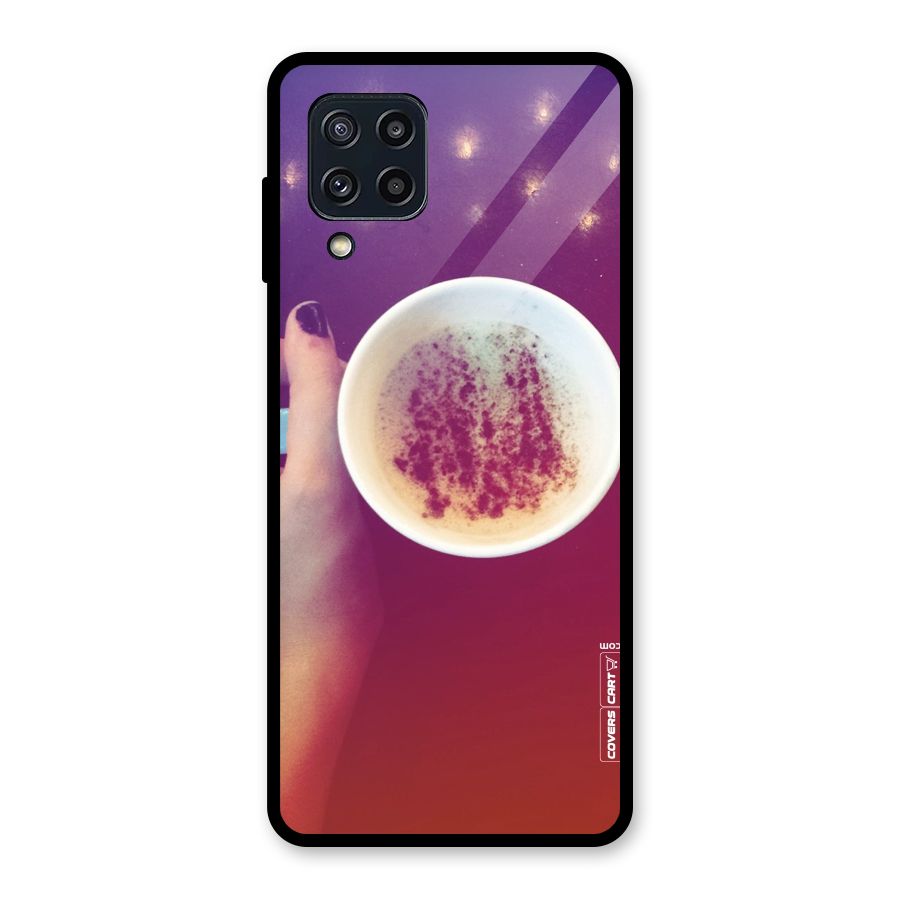 Bokeh Coffee Mug Glass Back Case for Galaxy M32