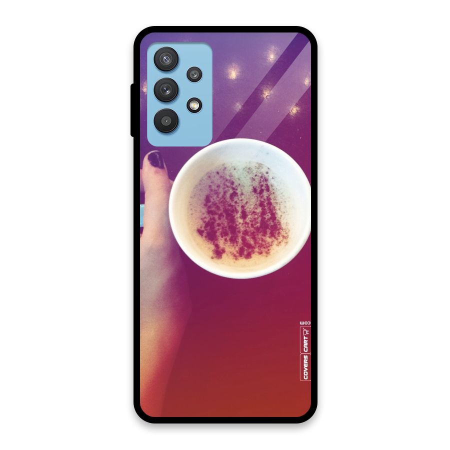 Bokeh Coffee Mug Glass Back Case for Galaxy M32 5G