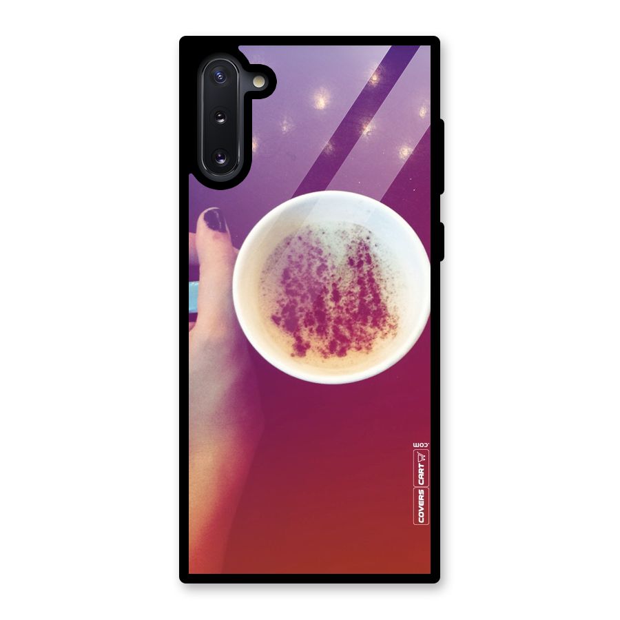Bokeh Coffee Mug Glass Back Case for Galaxy Note 10