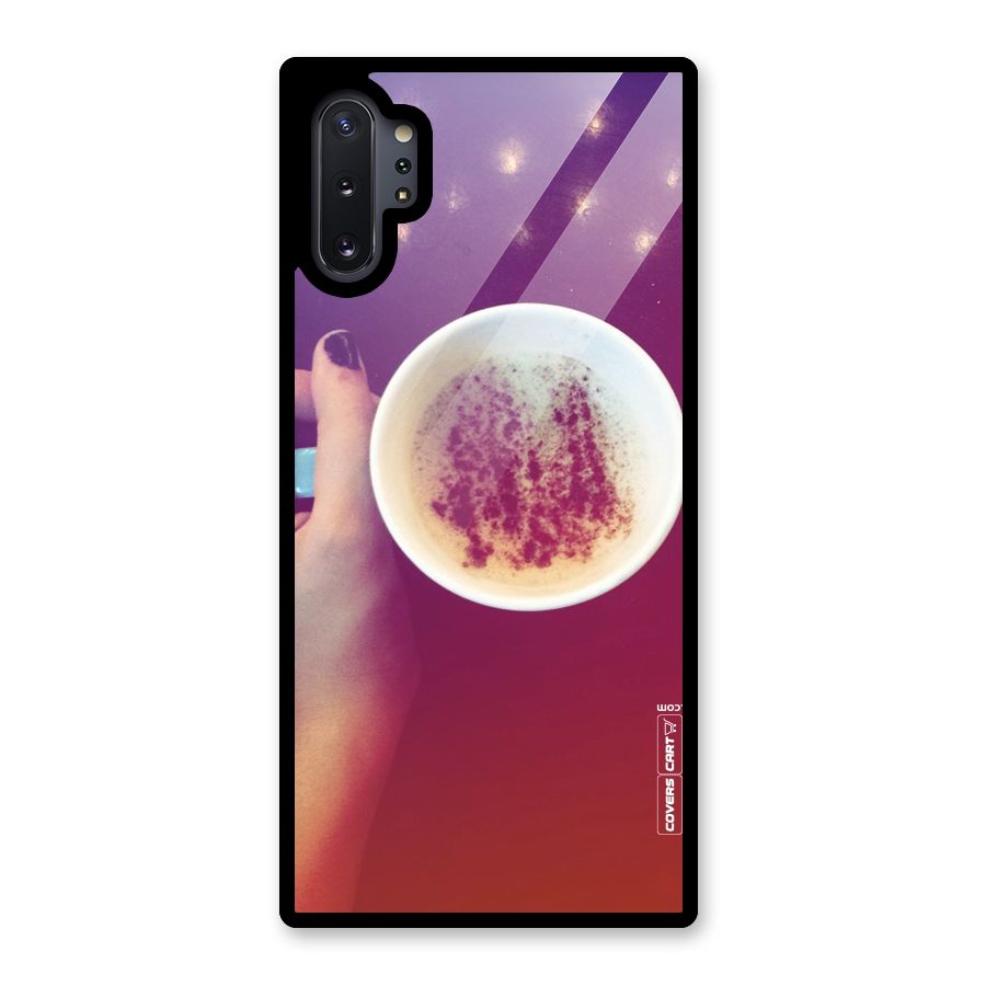 Bokeh Coffee Mug Glass Back Case for Galaxy Note 10 Plus