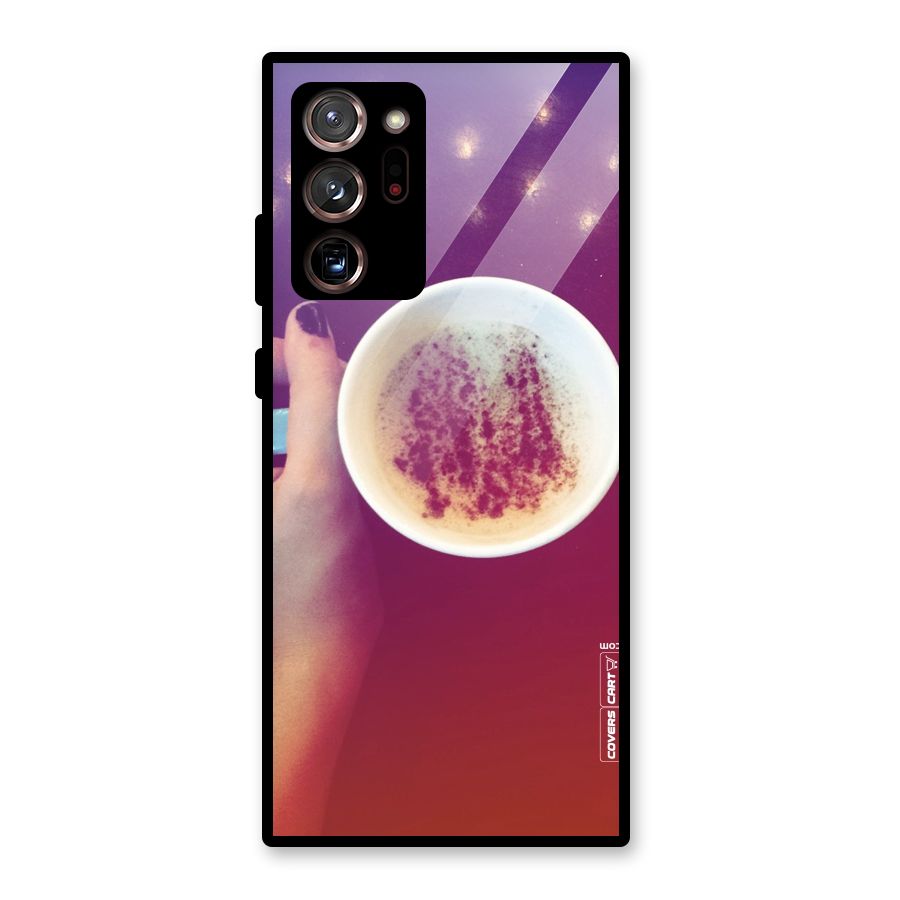 Bokeh Coffee Mug Glass Back Case for Galaxy Note 20 Ultra