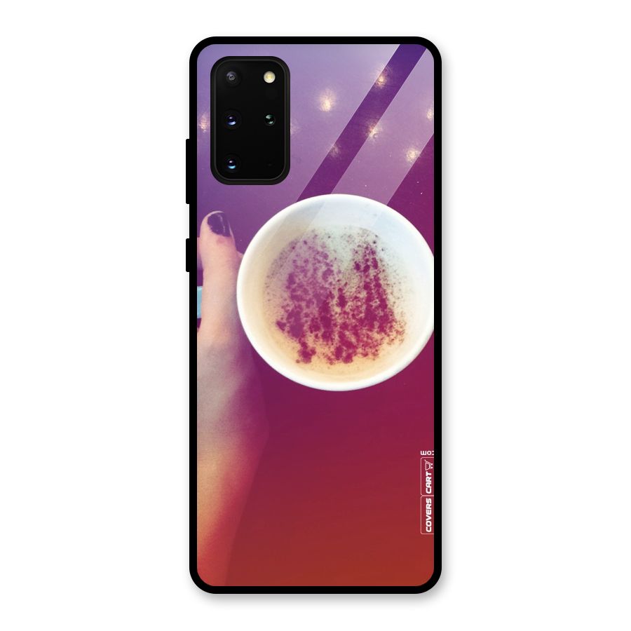 Bokeh Coffee Mug Glass Back Case for Galaxy S20 Plus