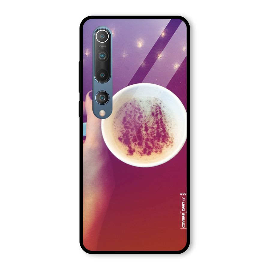 Bokeh Coffee Mug Glass Back Case for Mi 10