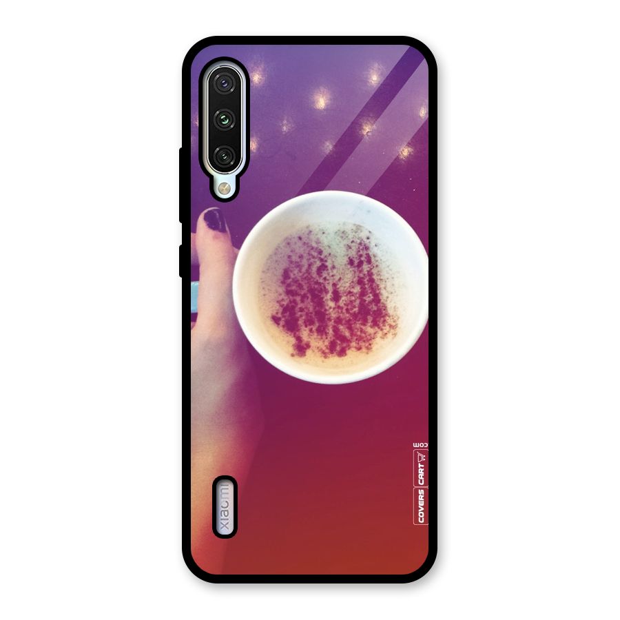 Bokeh Coffee Mug Glass Back Case for Mi A3
