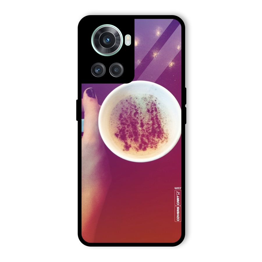 Bokeh Coffee Mug Glass Back Case for OnePlus 10R
