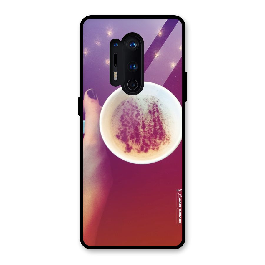 Bokeh Coffee Mug Glass Back Case for OnePlus 8 Pro