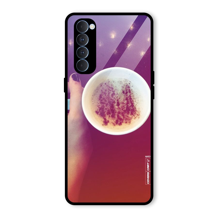 Bokeh Coffee Mug Glass Back Case for Oppo Reno4 Pro