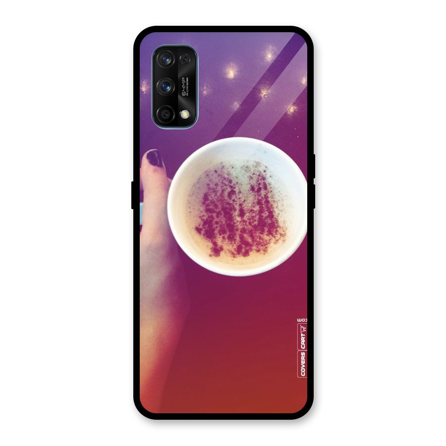 Bokeh Coffee Mug Glass Back Case for Realme 7 Pro