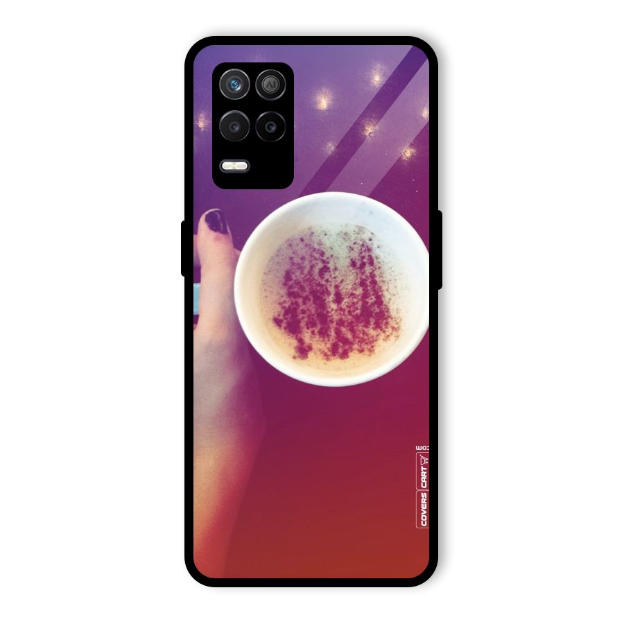 Bokeh Coffee Mug Glass Back Case for Realme 8 5G
