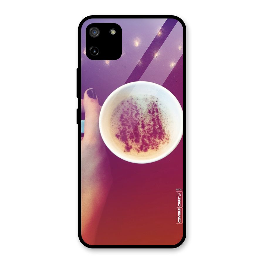 Bokeh Coffee Mug Glass Back Case for Realme C11