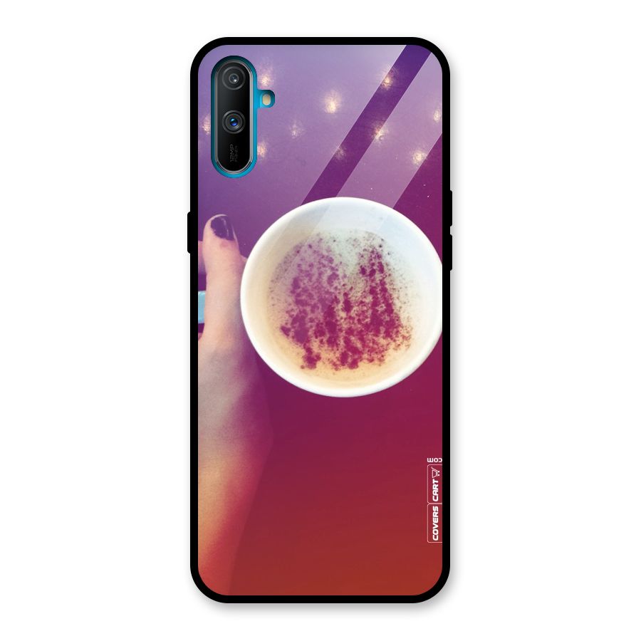 Bokeh Coffee Mug Glass Back Case for Realme C3