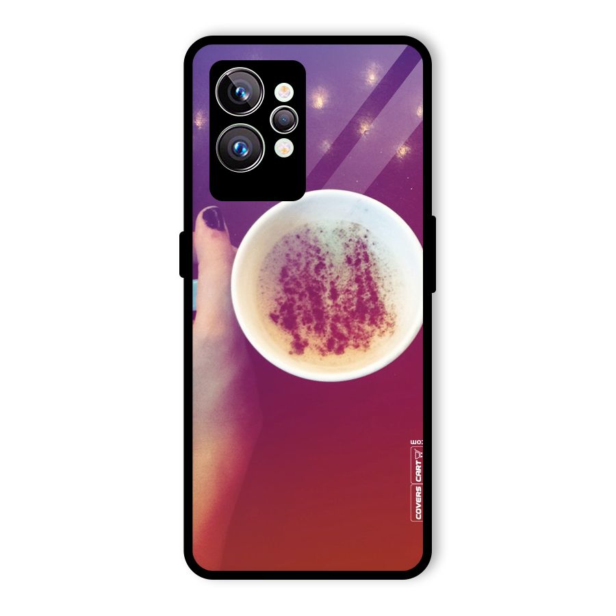 Bokeh Coffee Mug Glass Back Case for Realme GT2 Pro