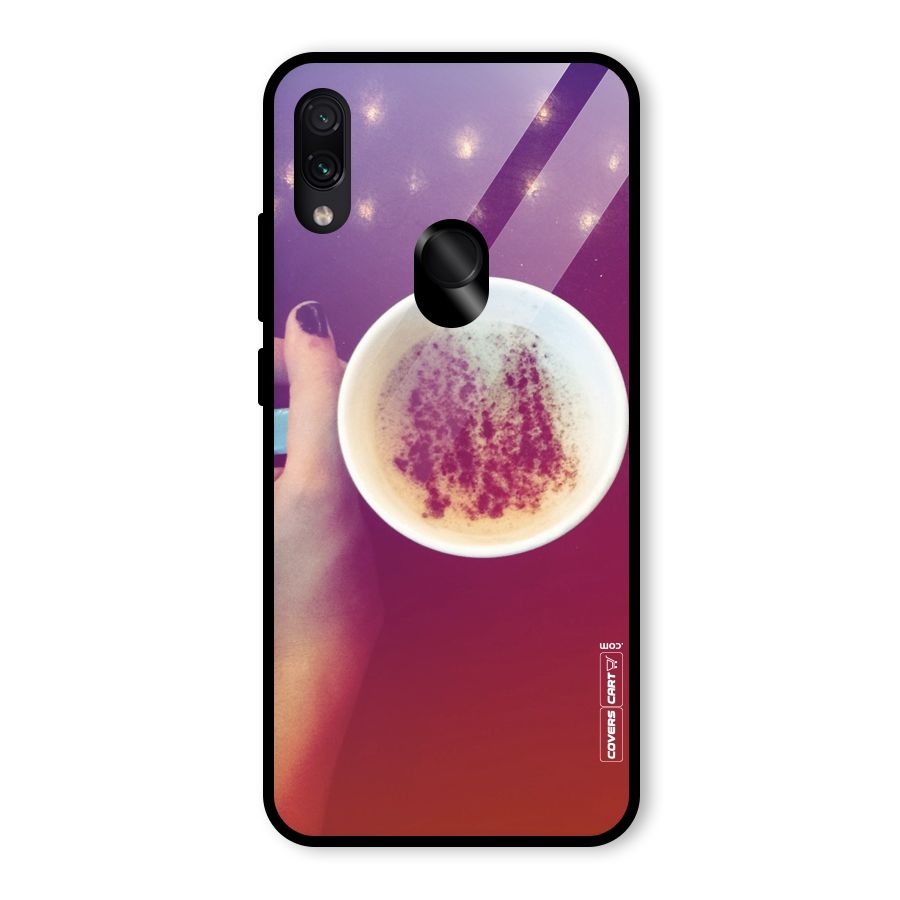 Bokeh Coffee Mug Glass Back Case for Redmi Note 7 Pro