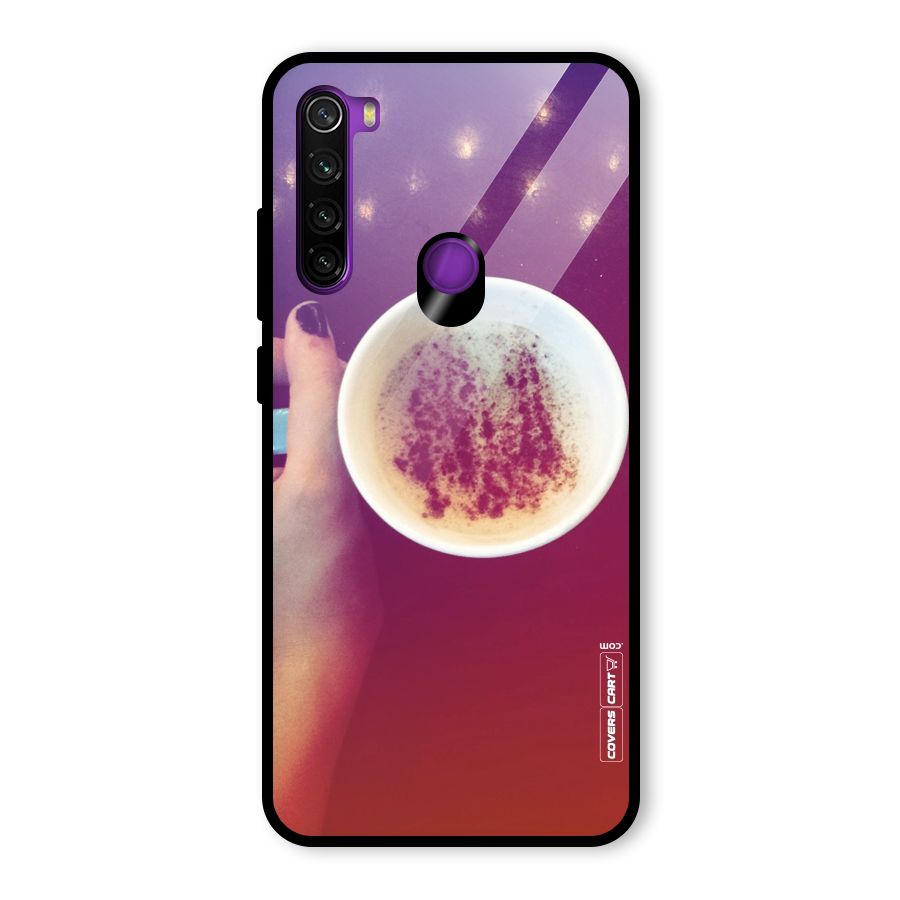 Bokeh Coffee Mug Glass Back Case for Redmi Note 8