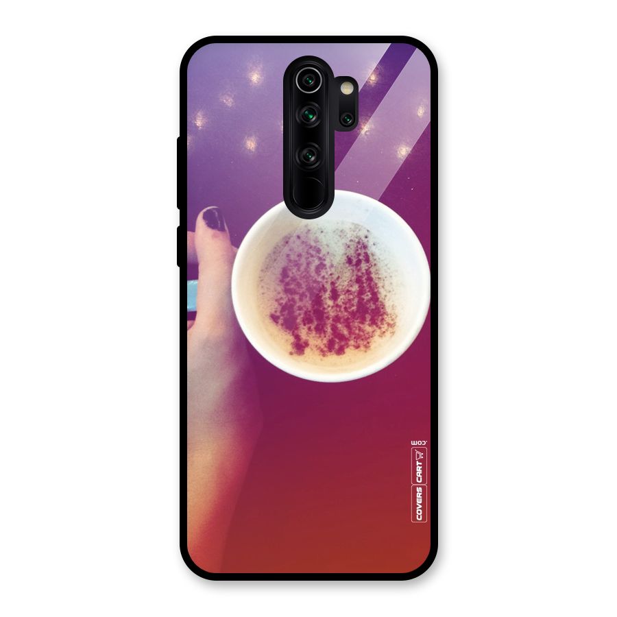 Bokeh Coffee Mug Glass Back Case for Redmi Note 8 Pro