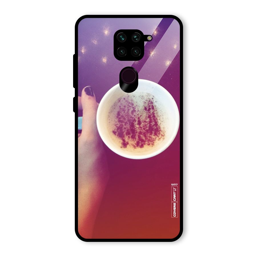 Bokeh Coffee Mug Glass Back Case for Redmi Note 9