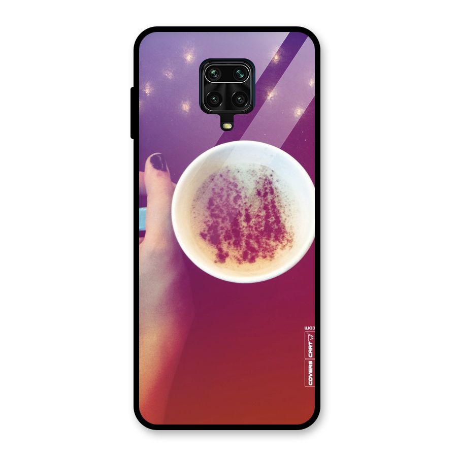 Bokeh Coffee Mug Glass Back Case for Redmi Note 9 Pro