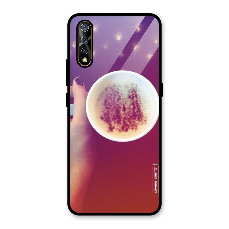 Bokeh Coffee Mug Glass Back Case for Vivo S1