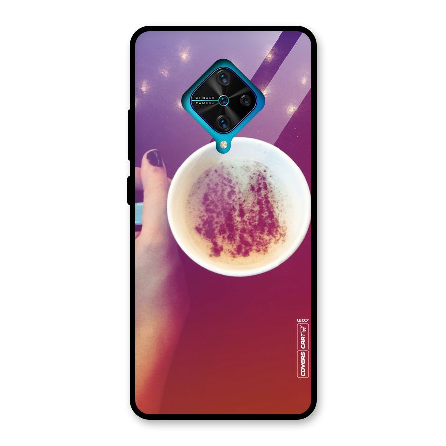 Bokeh Coffee Mug Glass Back Case for Vivo S1 Pro