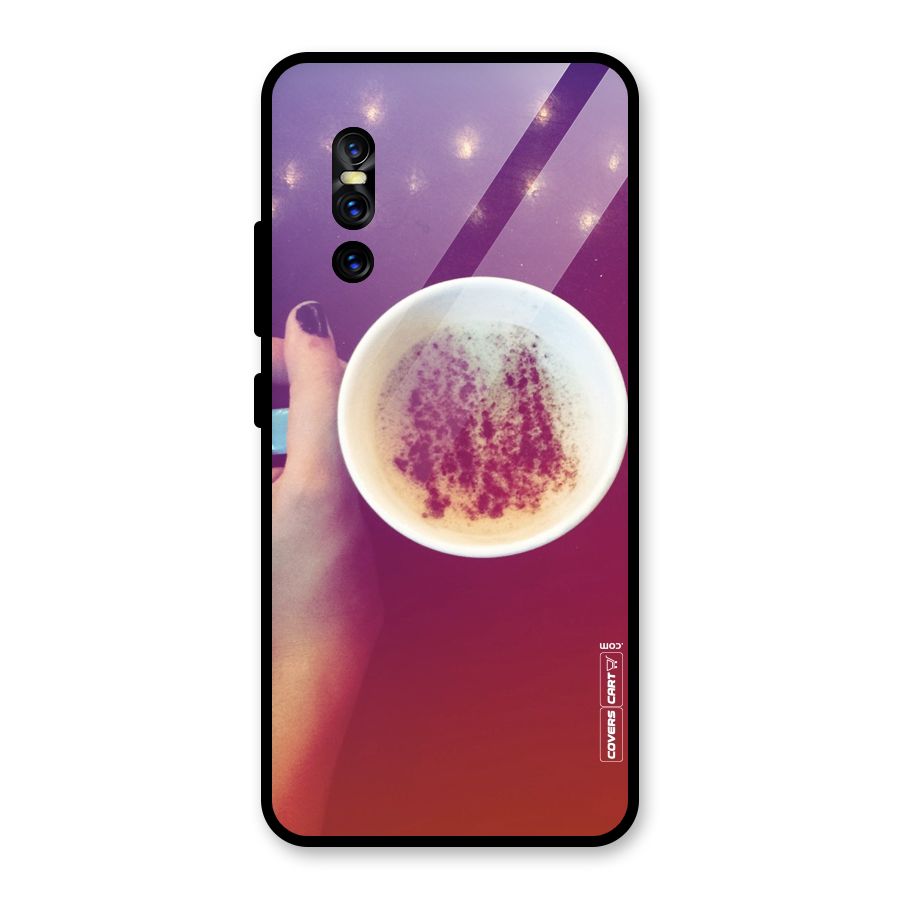 Bokeh Coffee Mug Glass Back Case for Vivo V15 Pro