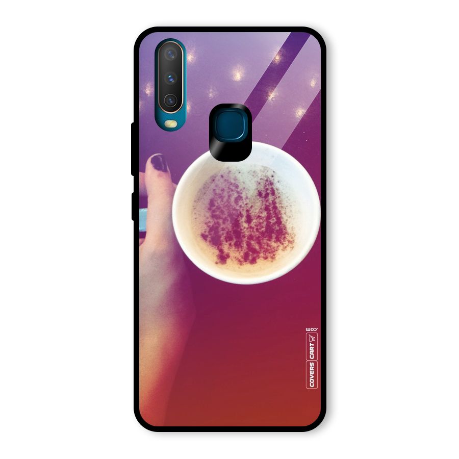 Bokeh Coffee Mug Glass Back Case for Vivo Y15