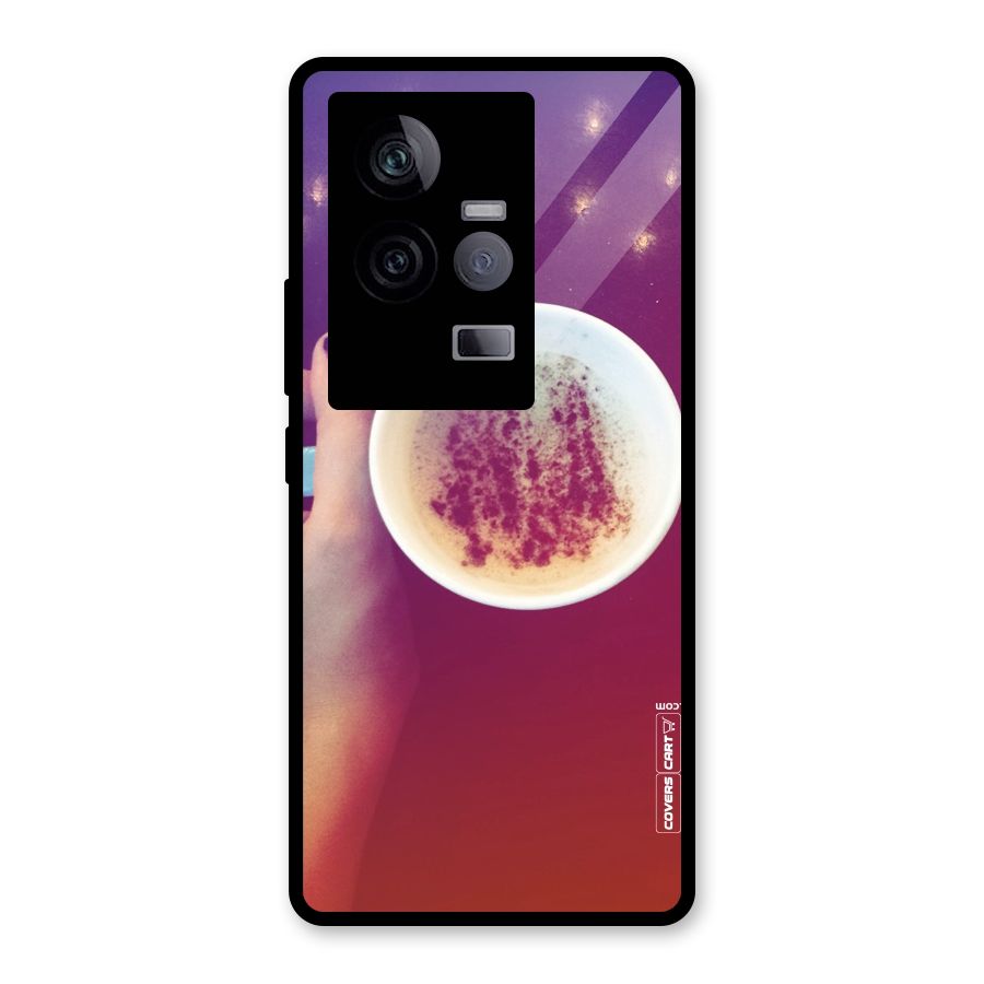 Bokeh Coffee Mug Glass Back Case for Vivo iQOO 11 5G