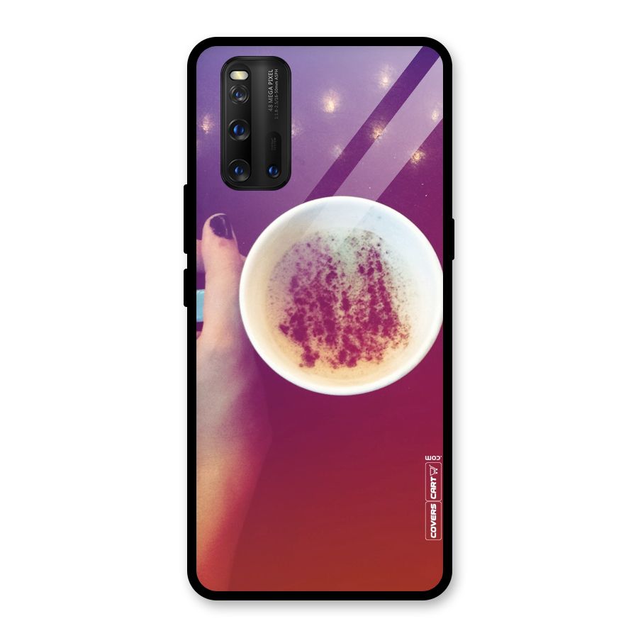 Bokeh Coffee Mug Glass Back Case for Vivo iQOO 3