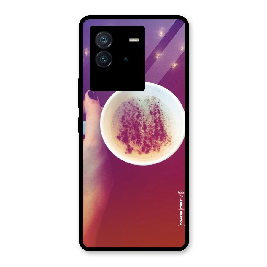 Bokeh Coffee Mug Glass Back Case for Vivo iQOO Neo 6 5G