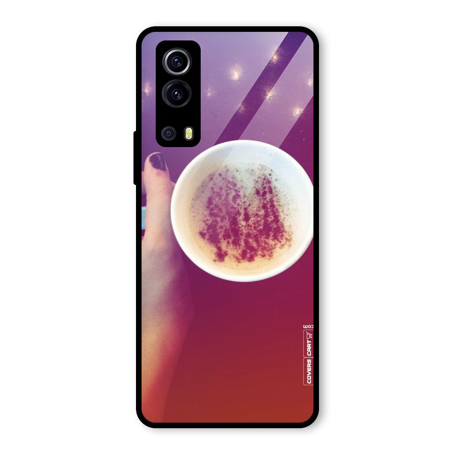 Bokeh Coffee Mug Glass Back Case for Vivo iQOO Z3