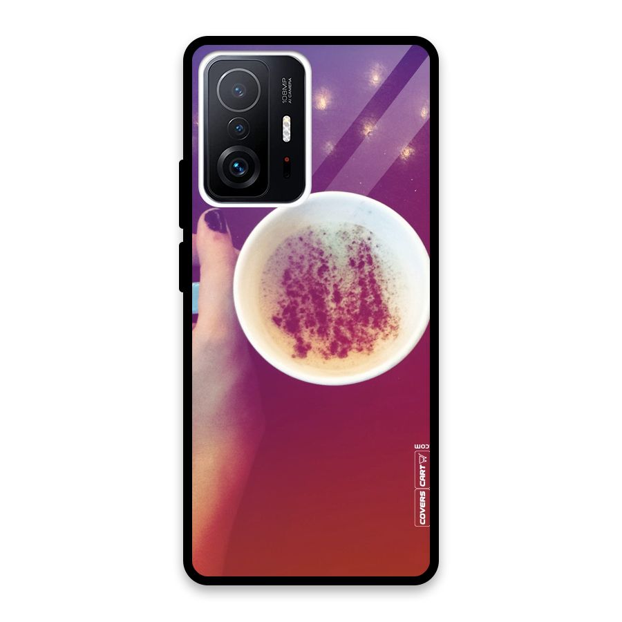 Bokeh Coffee Mug Glass Back Case for Xiaomi 11T Pro