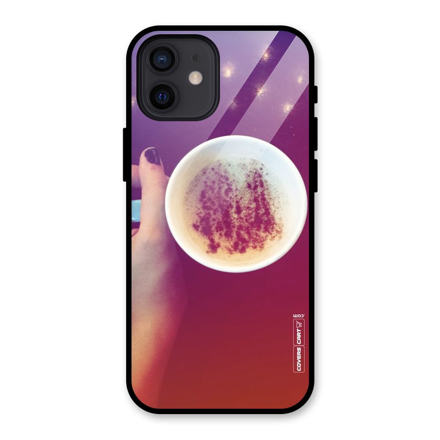 Bokeh Coffee Mug Glass Back Case for iPhone 12