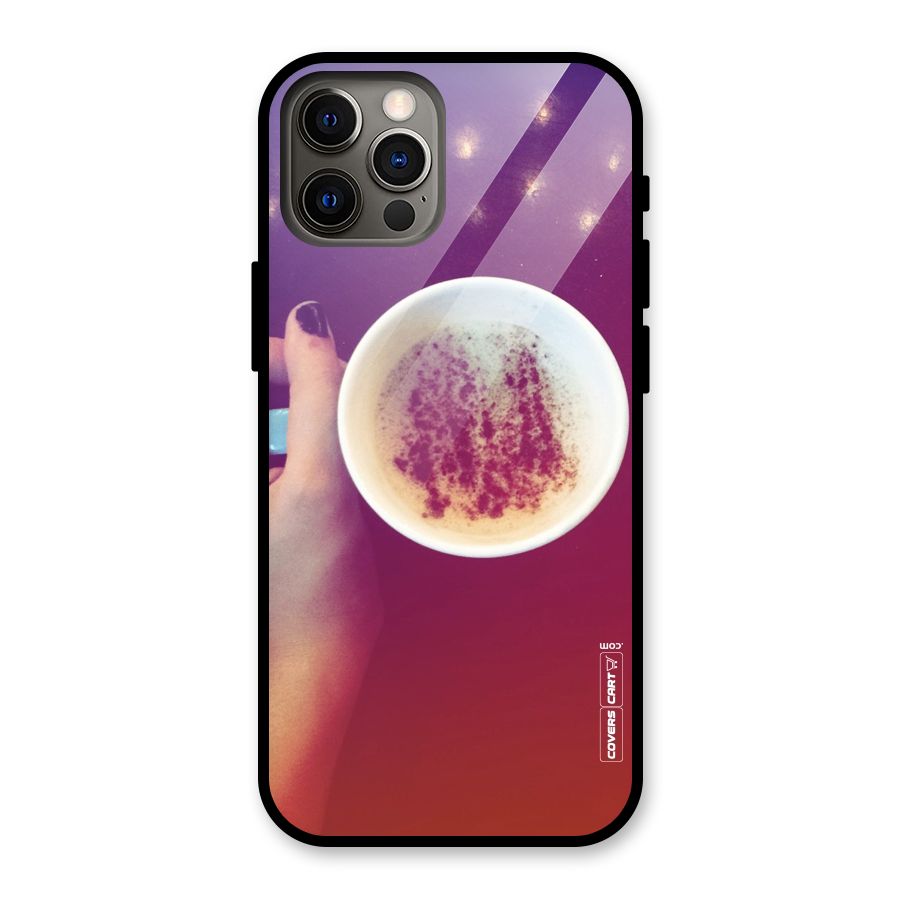 Bokeh Coffee Mug Glass Back Case for iPhone 12 Pro