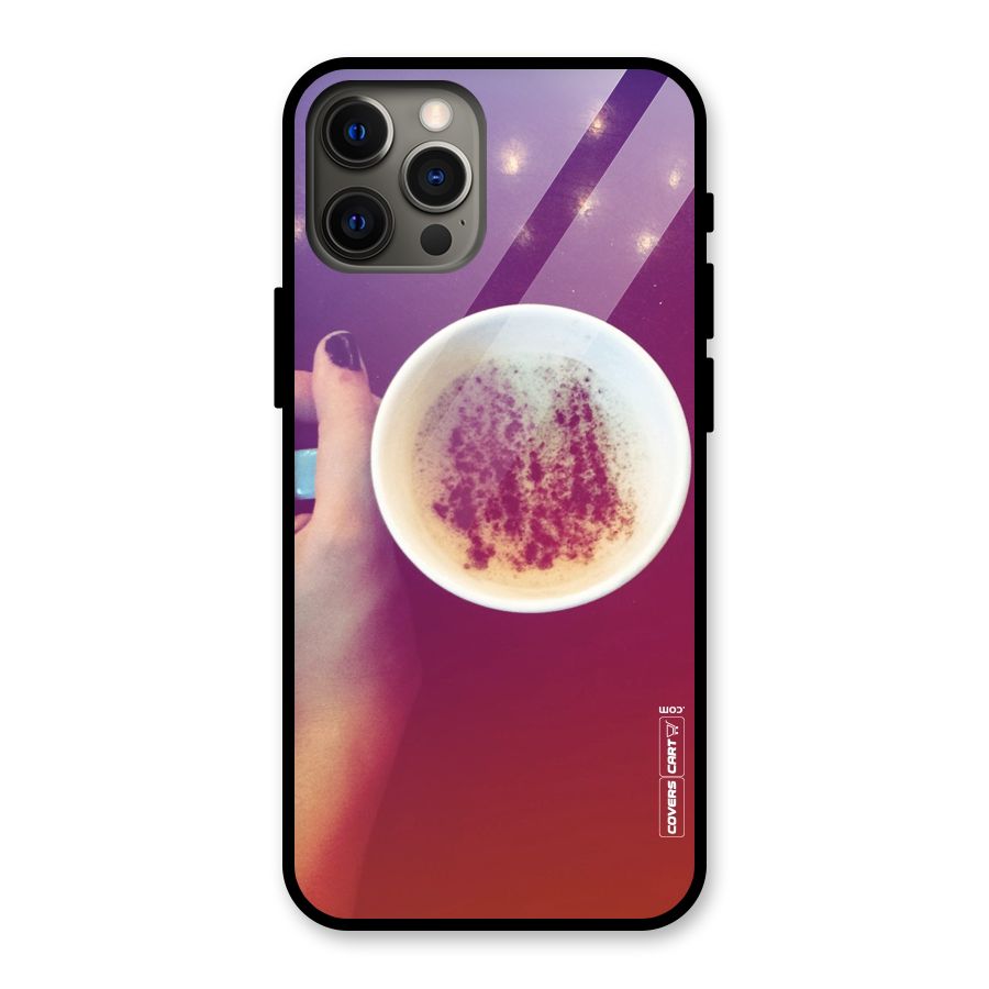 Bokeh Coffee Mug Glass Back Case for iPhone 12 Pro Max