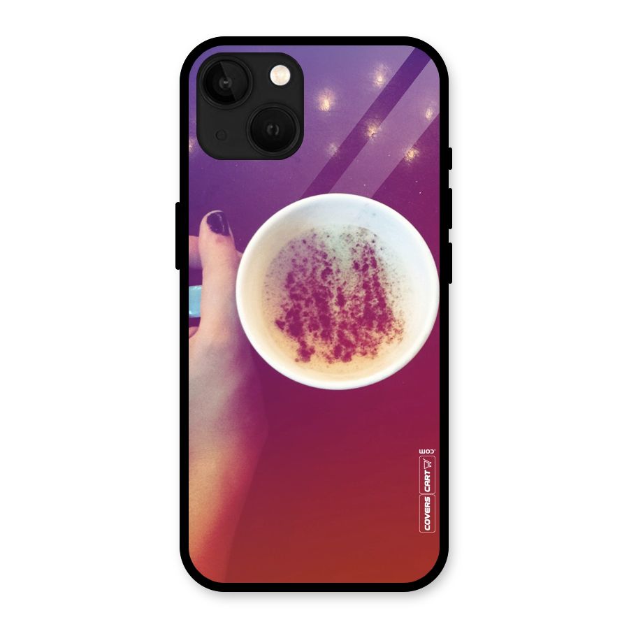 Bokeh Coffee Mug Glass Back Case for iPhone 13