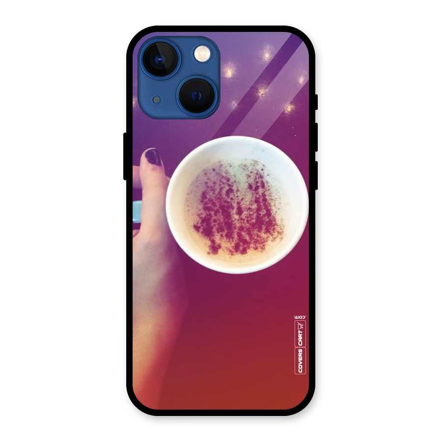 Bokeh Coffee Mug Glass Back Case for iPhone 13 Mini