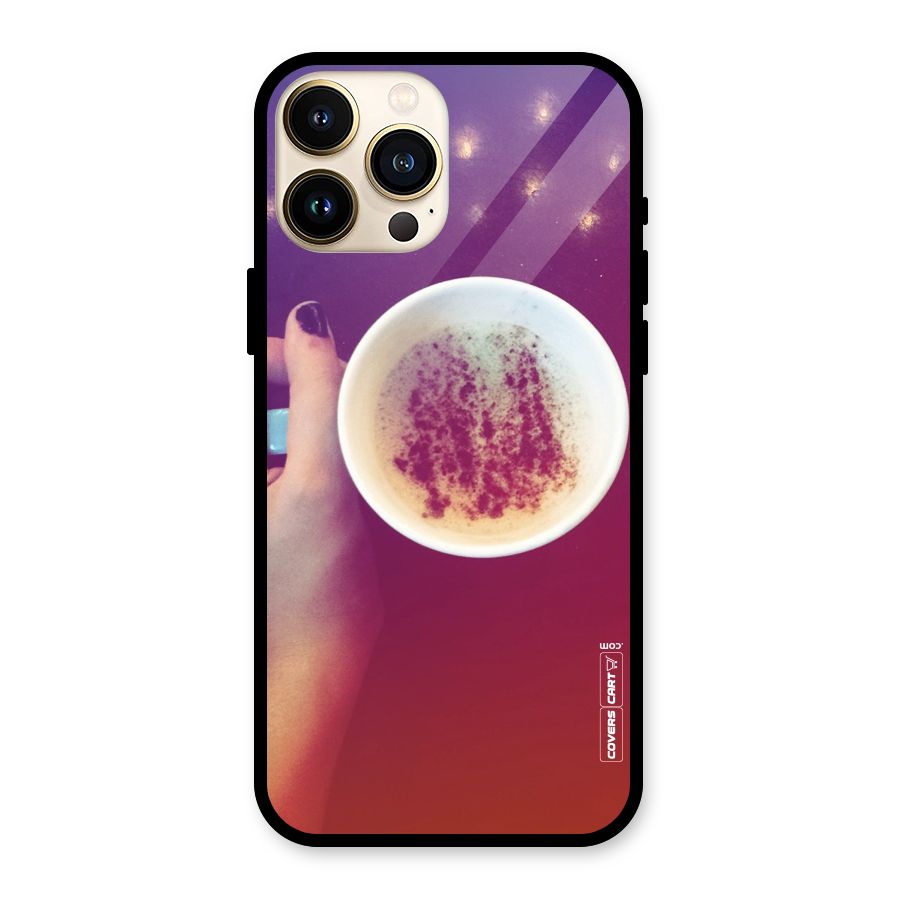 Bokeh Coffee Mug Glass Back Case for iPhone 13 Pro Max