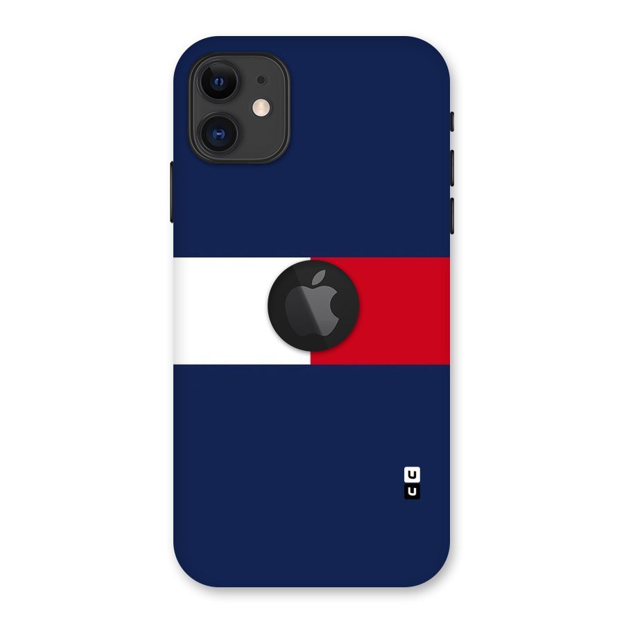 Bold Colours Back Case for iPhone 11 Logo Cut