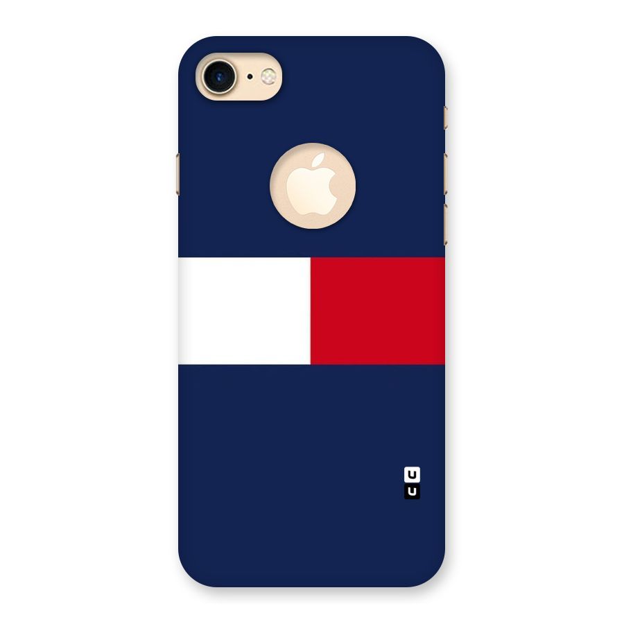 Bold Colours Back Case for iPhone 7 Logo Cut
