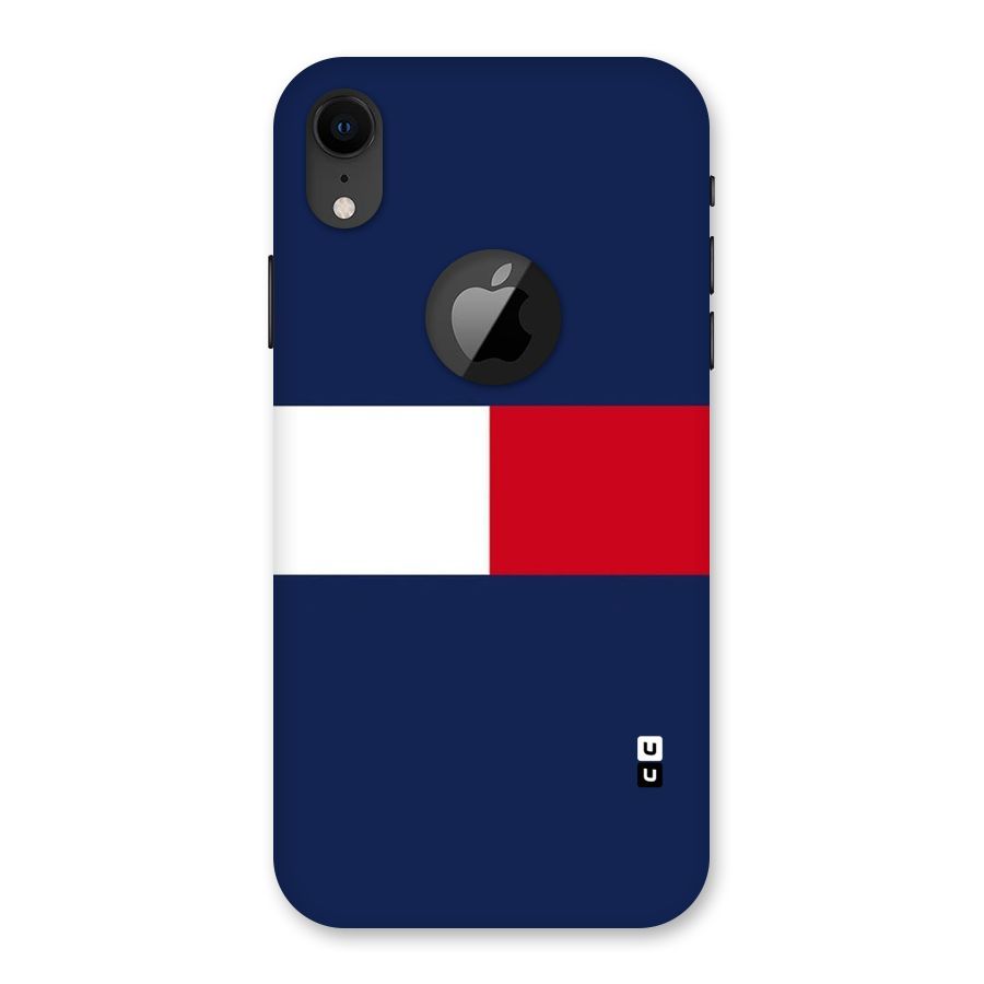 Bold Colours Back Case for iPhone XR Logo Cut