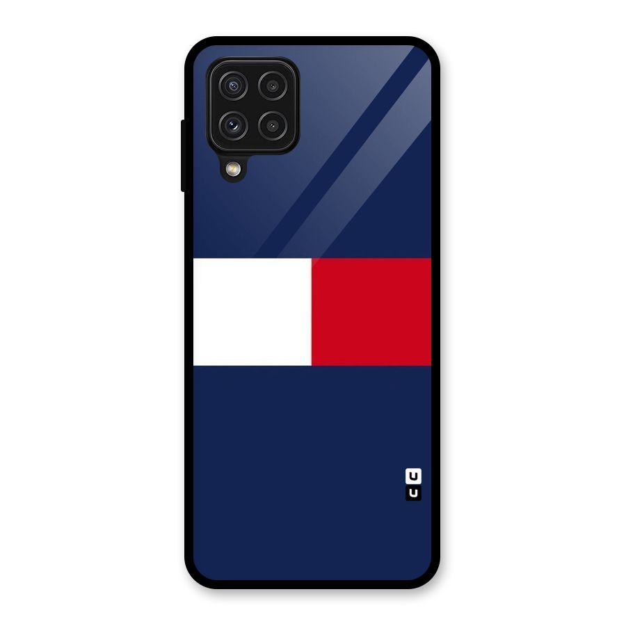 Bold Colours Glass Back Case for Galaxy A22 4G