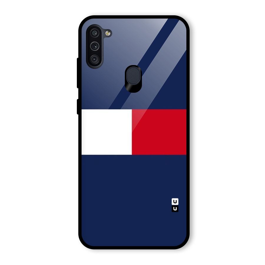 Bold Colours Glass Back Case for Galaxy M11