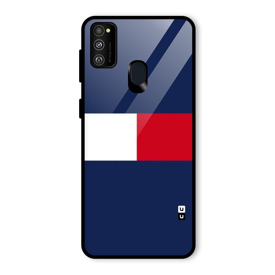 Bold Colours Glass Back Case for Galaxy M21
