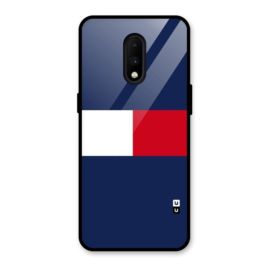 Bold Colours Glass Back Case for OnePlus 7