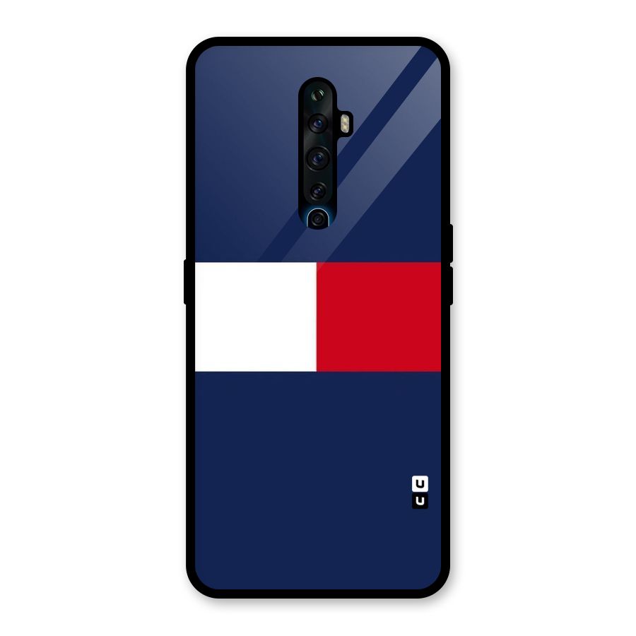 Bold Colours Glass Back Case for Oppo Reno2 F