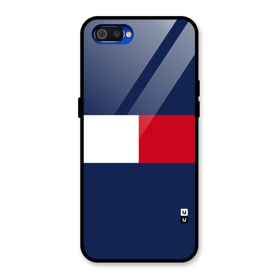 Bold Colours Glass Back Case for Realme C2
