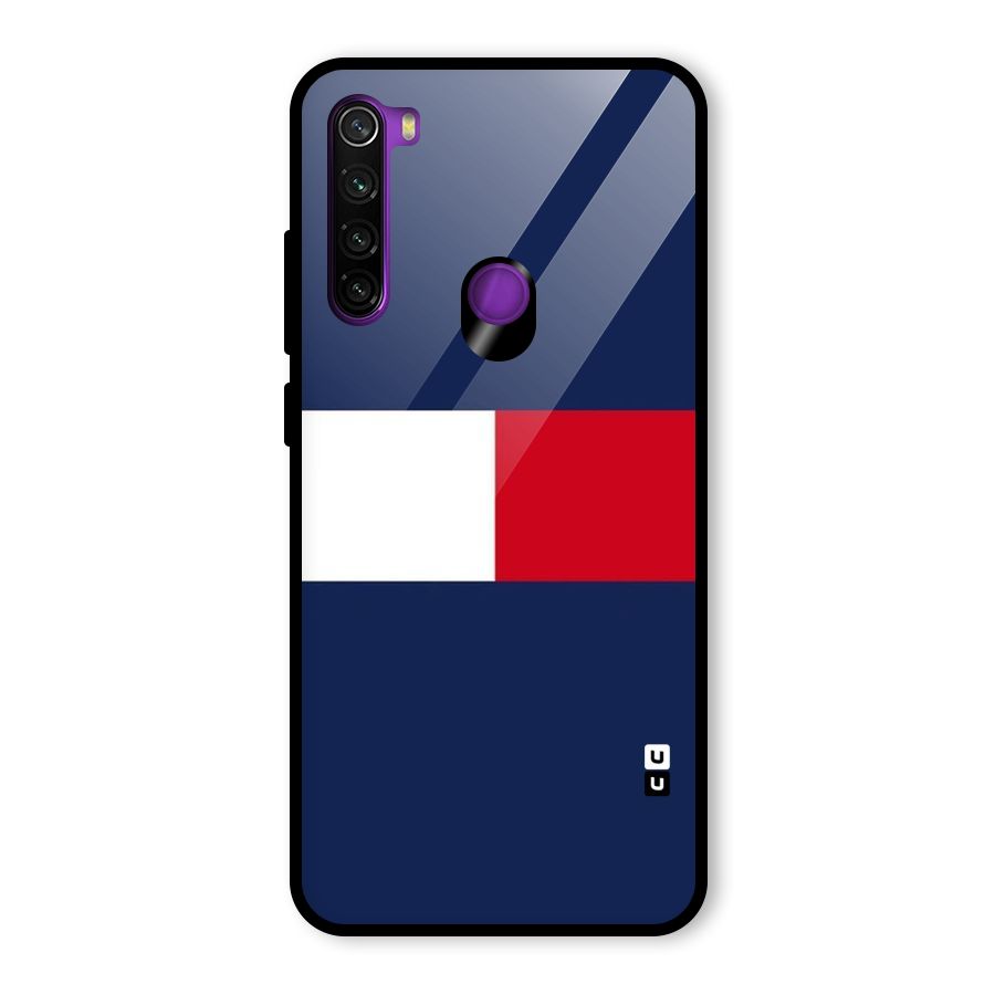Bold Colours Glass Back Case for Redmi Note 8