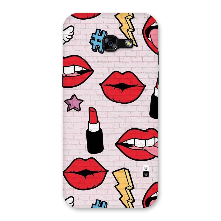 Bold Red Back Case for Galaxy A5 2017