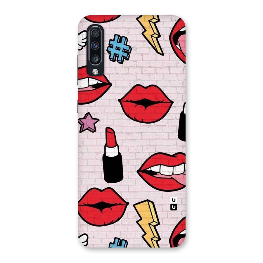 Bold Red Back Case for Galaxy A70s