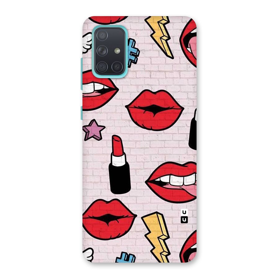 Bold Red Back Case for Galaxy A71